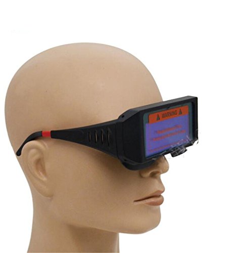 Preisvergleich Produktbild Automatische Lichtwechsel Schweißmaske Elektrische Schweißbrille Schweißer Blendschutzbrille Schweiß UV Schutz