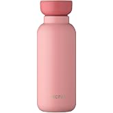Mepal - Ellipse thermos bottle, double wall thermos water bottle, thermos bottle for travel, 9 hours hot and 12 hours cold - rust