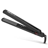 Plancha para el pelo Bestope profesional con placas de cerámica color negro hasta 230º C