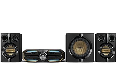 PHILIPS AUDIO mini chaîne hifi philips fx55/12 noir, bleu et or