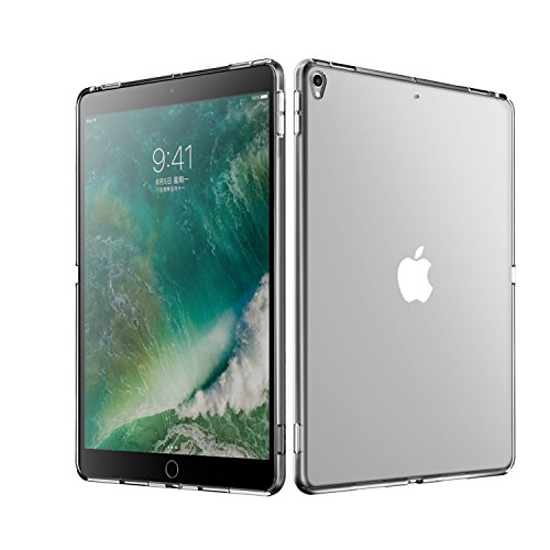 Apple iPad Pro 10.5 2017 Schutzhülle Hülle Case, EJBOTH 10.5-Zoll-iPad TPU Case transparente Crystal Schutz Schutzabdeckung – Anti-Rutsch-Stoßdämpfung Stoßstange Kratzer beständig - 2