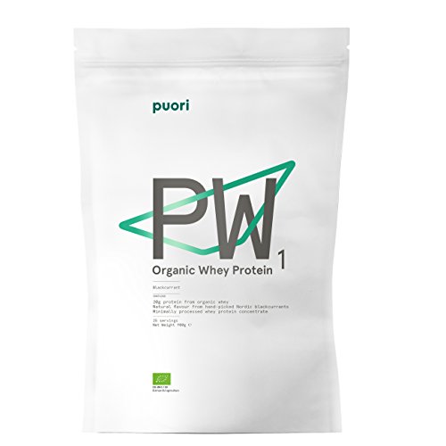 Puori Proteína de suero de leche con sabor a grosella negra 1 Unidad 900 g