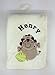 Personalised Baby Blanket. Luxurious wrap. Great Baby Gift. Choose from 6 Different Designs (Cream Hedgehog)
