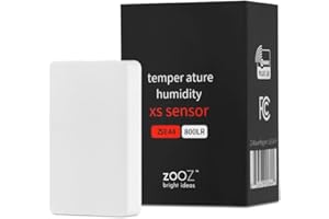 Zooz 800 Series Z-Wave Plus Temperature | Humidity XS Sensor ZSE44. Hub Required (Sold Separately). Compatible with SmartThings, Hubitat, and Home Assistant (Z-Wave JS).