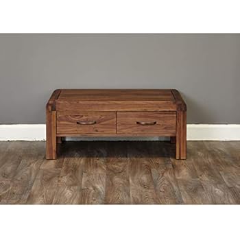 baumhaus Mayan Walnut Open Coffee Table: Amazon.co.uk: Kitchen & Home