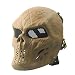 Produktbild HCFKJ Airsoft Paintball Full Face Schädel Skelett CS Maske Tactical Military Halloween (LILA)