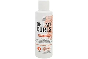 CAPELLO POINT Oh ! My Curls - Huile Coiffante Revitalisante Pour Boucles - Huile Professionnelle Multi-Usage Pour Cheveux Bouclés Et Secs - À L'Huile De Jojoba, De Macadamia Et D'Argan - 125 ml