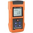 Hanutech 2 in 1 Optical Power Meter With VFL & RJ45 Network Tester, OPM -50dbm~+26dbm, FC SC Connectors, FLV>10mW, 18650Li-ion Rechargeable Battery