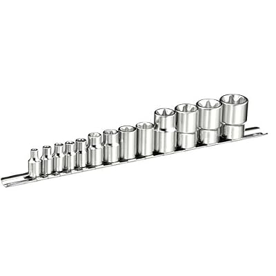 Britool E034801B Jeu de douilles Torx 1/4", 3/8" & 1/2" 13 pièces (Import Grande Bretagne)