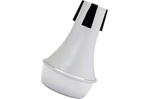 TOYANDONA 1 Pc Trompeta Muda Silenciadores Trompeta De Aleación Sordina Recta De Aluminio Suministros De Trompeta Muda De Práctica De Trompeta Silenciosa Horn Ligero Abdominales Metal