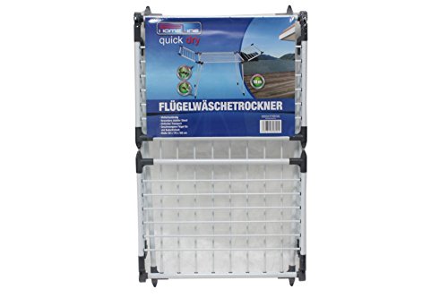 Wäscheständer HOMELINE Flügel Wäsche Leine 19 Meter grau - 5
