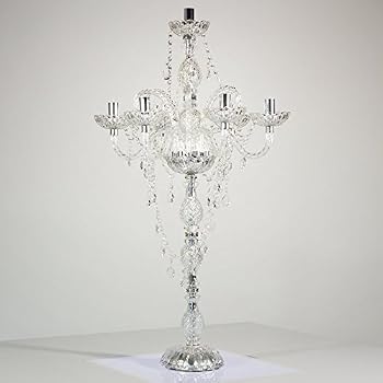 Chandelier Cristal 90cm De Hauteur Candelabre Centre De Table