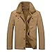 Produktbild Herren Strickjacke,TWBB Verdicken Daunenmantel Pullover Thermal Jacket Wintermantel Winterjacke Sweatshirt Langarm Steppjacke Oberbekleidung Slim Top Outwear Männer Mantel