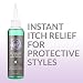 Design Essentials Peppermint & Aloe Soothing Scalp & Skin Tonic for Instant Itch Relief from Scalp Irritation-4oz.