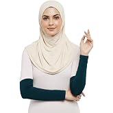 Altobeh Boncuklu Pratik Tesett&uuml;r Inci Kolluk Penye Namaz Kolluğu -, T580