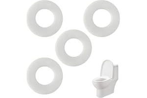 AUEFUDQ Junta de campana elevadora, 4 unidades, 63 x 32 x 3 mm, juntas de repuesto para Geberit n.º 816.418.00.1, compatible con cisternas Geberit, junta plana, válvula de purga, anillo de sellado de campanas