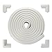 MIU COLOR® Grey Baby Safety Table Desk Edge Corner Guard with 4 Corners (16ft)