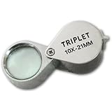 Präzisionslupe Triplet, 10-fache Vergrößerung