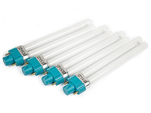 4 x UV ERSATZ-RÖHRE UNIVERSAL 9W - nd24 BESTSELLER - UV-Lichthärtungsgerät - UV-Lichtgerät - Nageltrockner - UV-Lampe
