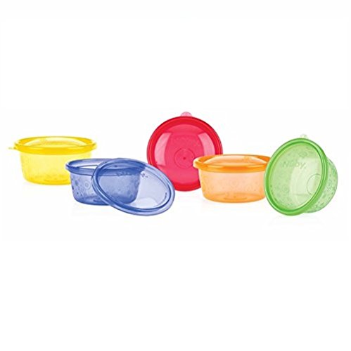 Nûby 91164 Pick Nick Cereal Bowls with Lid 6 Pack