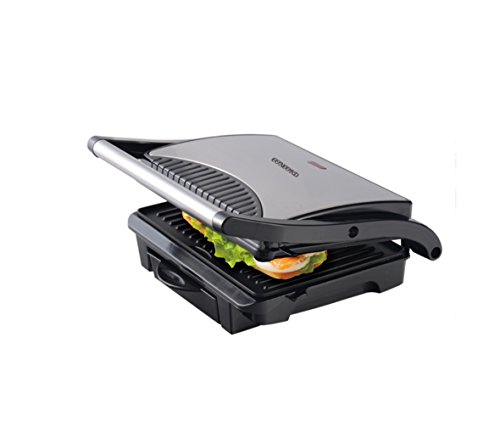 Concord Sandwich Maker/ Grill (1000 W with Oil Drip Tray), Silver