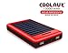 COOLNUT High Performance Solar 13000 mAh Best Power Bank For All Smartphones (Red, Black) RS.1899.00