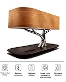 ✔️Drahtlose Handy-Ladefunktion: kompatibel mit allen Qi-fähigen Handys & Wireless-Lade Empfänger. Um ein schnelles und erfolgreiches Aufladen zu erreichen, soll das Smartphone in die Mitte des rundlichen Ladepads gelegt werden.