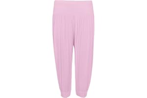 STAR FASHION Kids Harem Loose Casual Baggy Sports Dancing Pants Girls Harem Children Trouser with Leg Cuffs Elasticated Waist UK 5 Years to 13 Years