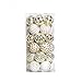 Produktbild Wawer 30 Stücke Weihnachtskugeln Christbaumkugeln Party Weihnachtsbaum Hängende Ornament Dekorationen Baumschmuck Weihnachten Anhänger Glänzend Bruchsiche Winter für Urlaub Hochzeit