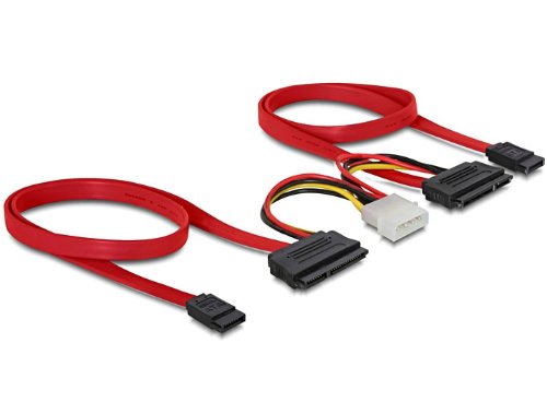 Delock S-ATA all in one Kabel für 2 HDD