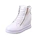 Price comparison product image  Women Shoes, Xinantime 2018 Newest Ladies Autumn Sneakers Lace Up Shoes High-Top Zipper Boots Sneakers Leisure Single Shoes Flat Ankle Boots Sale