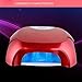 ETTG UV Light Lamp Electric Nail Dryer 36W Mini Heart Shape Gel Portable Manicure Tool for Fast Drying Nail Polish/SPA Equipment/Professional Beauty Salon and Home Use- Automatic Shutoff