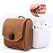 Produktbild MoKo Case Fit AirPods 1/AirPods 2, Snap Closure Protective Cover Carrying Pouch Pocket, with Holding Strap, for Apple AirPods 1 & AirPods 2 Charging Case - Brown