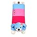 Baby's Buckwheat Hull Pillow with Cotton Pillow (1-3years) ( Dog, Blue )