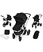 Ickle Bubba Stomp All-in-One Travel System Set (Black)
