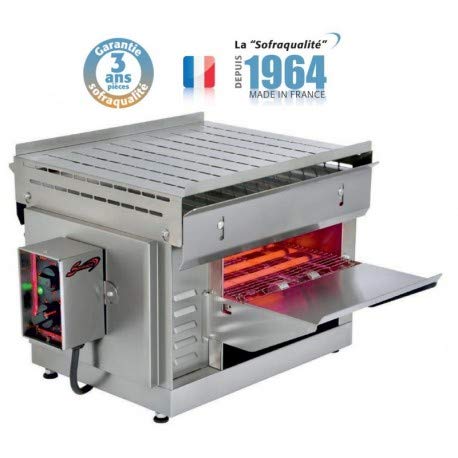 Toaster Convoyeur à quartz - Ruban 330 mm - 2,65 kW - Sofraca -