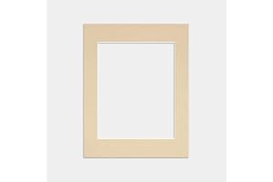 PROCUT GLOBAL LTD Procut Global 14x11 Ivory Picture Mounts to Fit 10x8 Photo Frames- Photo Mounts for Frames - Stylish & Durable Mount Board Card for Home Decor