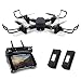 Produktbild Kyerivs Faltbare Drohne mit Kamera Live Übertragung, FPV WiFi Quadcopter mit Doppelten 720P HD Kameras + Ersatzbatterie - Höhe halten, eine Taste Start / Landung, 360 ° Flip, APP Steuerung SG700