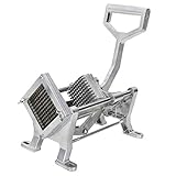 Beeketal 'BGM' Profi Gastro Pommesschneider aus Aluminium mit Edelstahl Messerklingen, Gemüseschneider mit 3 verschiedenen Würfelaufsätzen (0,9x0,9 cm / 1x1 cm/ 1,1x1,1 cm) ACHTUNG: B-Ware 2. Wahl