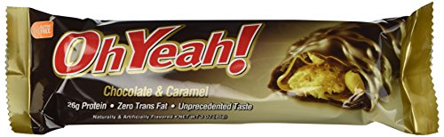 ISS Research Oh Yeah! Bar 12 x 85g Bars -Chocolate & Caramel by ISS
