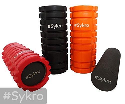 2in1 Faszienrolle Massagerolle – E-Book inklusive! – #Sykro „Double“ intensivere Massage durch optimierte Struktur - 5