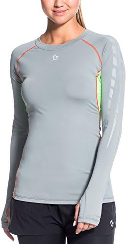 Gregster Pro Long Sleeve Women’s Running Top – Compression Top with Thumb Holes – Perfect for Running, Yoga, Hiking