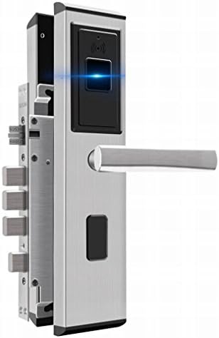 S Cerradura Stainless Steel Smart Door Lock Apartment Smart Lock Home Security Door Fingerprint Lock Electronic Fingerprint Lock,A