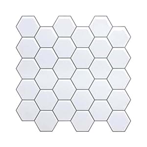 tile bathroom stickers ceramic faux kitchen decorative backsplash mosaic