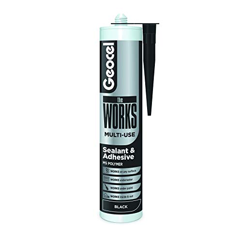 Geocel 6022002/C03 - Sellador y adhesivo, color negro, 290 ml