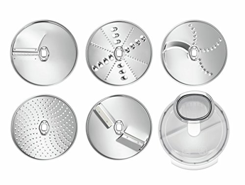 Bosch MUZ5VL1 Lifestyle Set VeggieLove mit Durchlaufschnitzler inklusive 3 Scheiben mit Asia-Gemüse-Scheibe und Kartoffelpuffer-Rösti-Scheibe für Küchenmaschinen MUM5 - 2