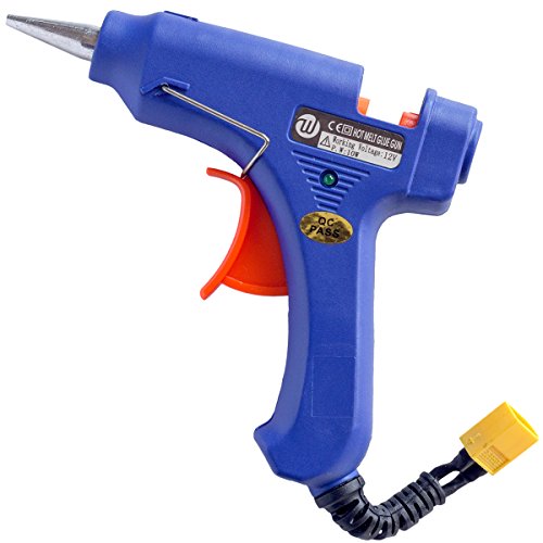 Preisvergleich Produktbild Washati® Heißklebepistole, Batteriebetrieben 12V, Mit XT60 Stecker für 3S LiPo Modellbauakkus