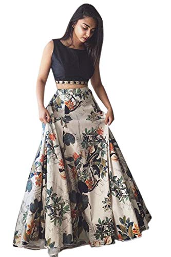 Fashionable village Womens Cotton Silk Lehenga Choli With Blouse Piece_Black white floral_Free Size RS.299 (85.00% Off) - Amazon Fashionable village Womens Cotton Silk Lehenga Choli With Blouse Piece_Black white floral_Free Size RS.299 (85.00% Off) - Amazon