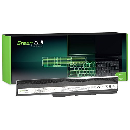 Green Cell® Extended Serie A32-K52 Laptop Akku für Asus A52F A52J A52N B53 K42 K52 K52DR K52J K52JK K62 X52 X52D X52F X62 (9 Zellen 6600mAh 10.8V Schwarz)