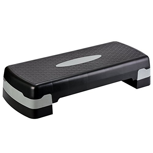 Aerobic Stepper, Sondereu Steppbrett Fitness Stepp Trainer Höhe Einstellbare Brett Metall Max bis zu 200 Kg